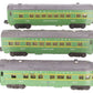 Lionel 2400S Vintage O Green/Gray Passenger Car Set: 2400, 2401, 2402 (Set of 3) VG