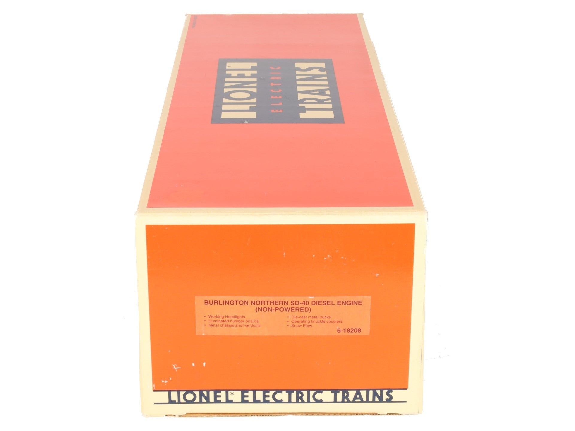 Lionel 6-18208 O Gauge Burlington Northern SD-40 Dummy Diesel Locomotive #8586 EX/Box