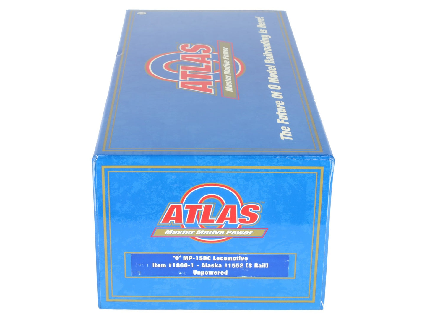 Atlas 1860-1 O Gauge Alaska Railroad Unpowered Diesel Locomotive #1552 (3 Rail) NIB