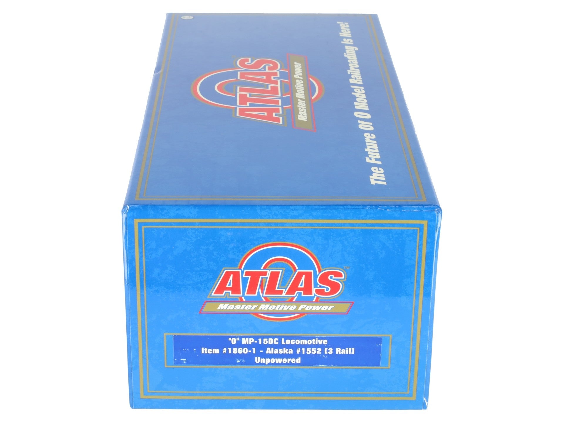 Atlas 1860-1 O Gauge Alaska Railroad Unpowered Diesel Locomotive #1552 (3 Rail) NIB