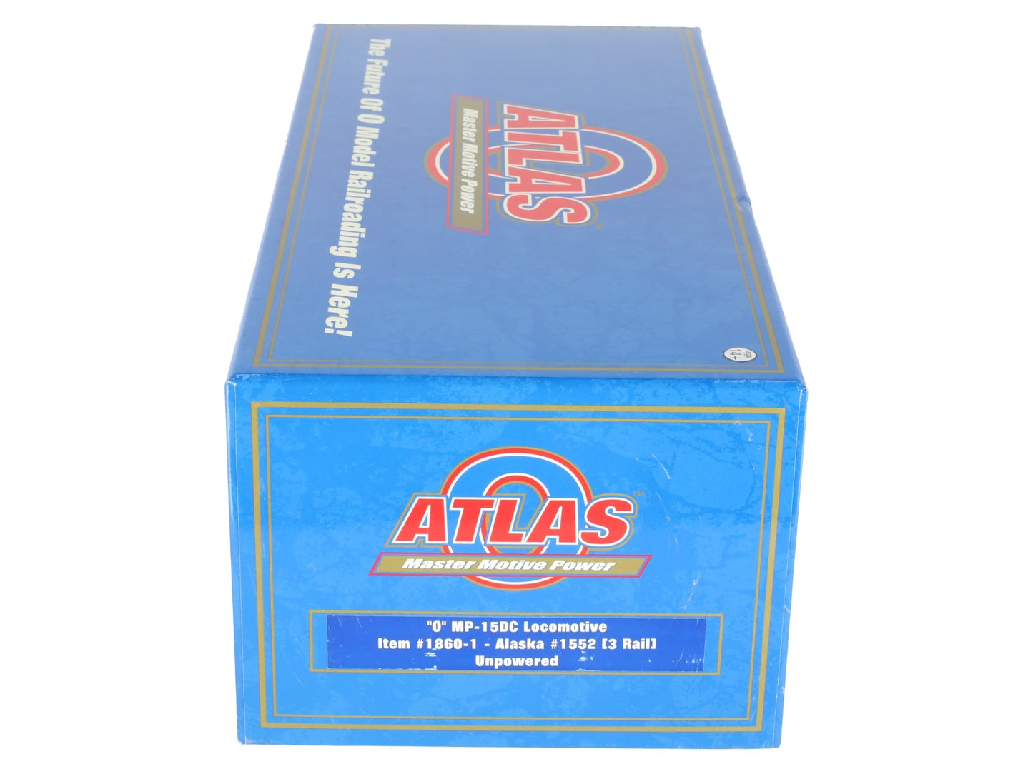 Atlas 1860-1 O Gauge Alaska Railroad Unpowered Diesel Locomotive #1552 (3 Rail) NIB