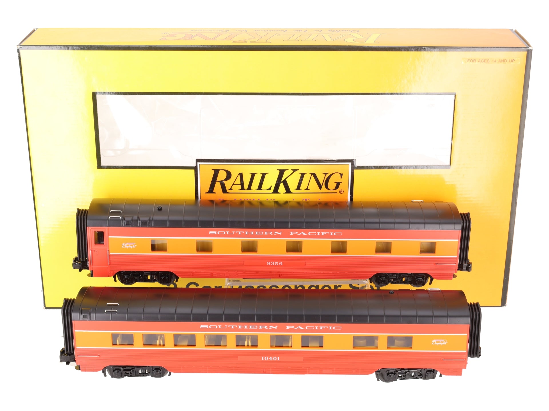 MTH 30-67577 Southern Pacific Daylight 2-car 60' Stream ABS Sleeper EX/Box
