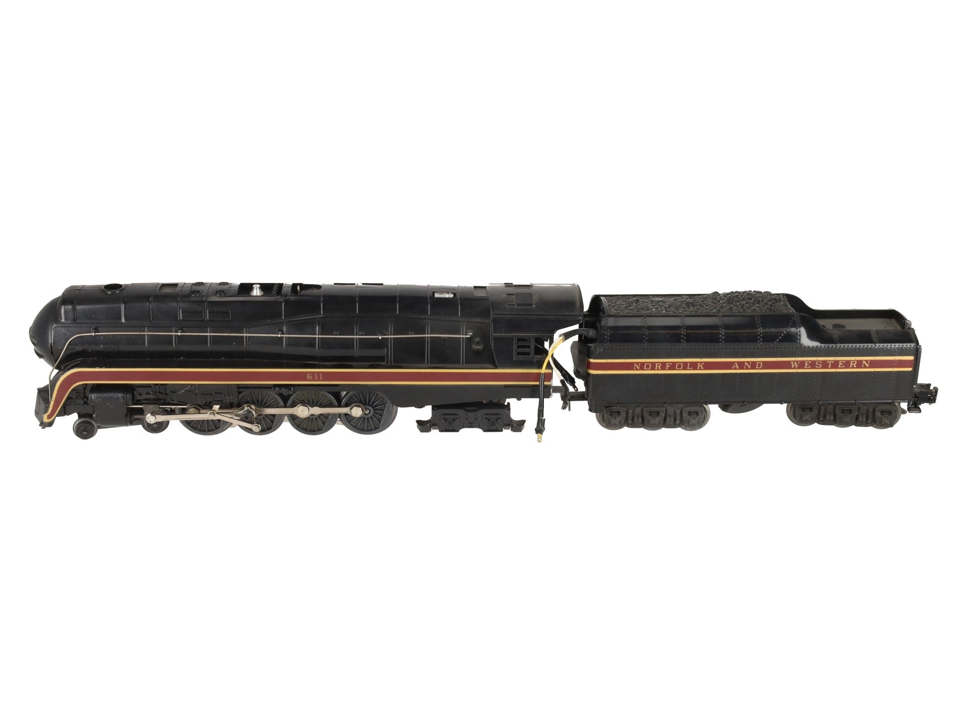 Lionel 6-8100 O Gauge Norfolk & Western 4-8-4 Steam Locomotive & Tender #611 EX/Box