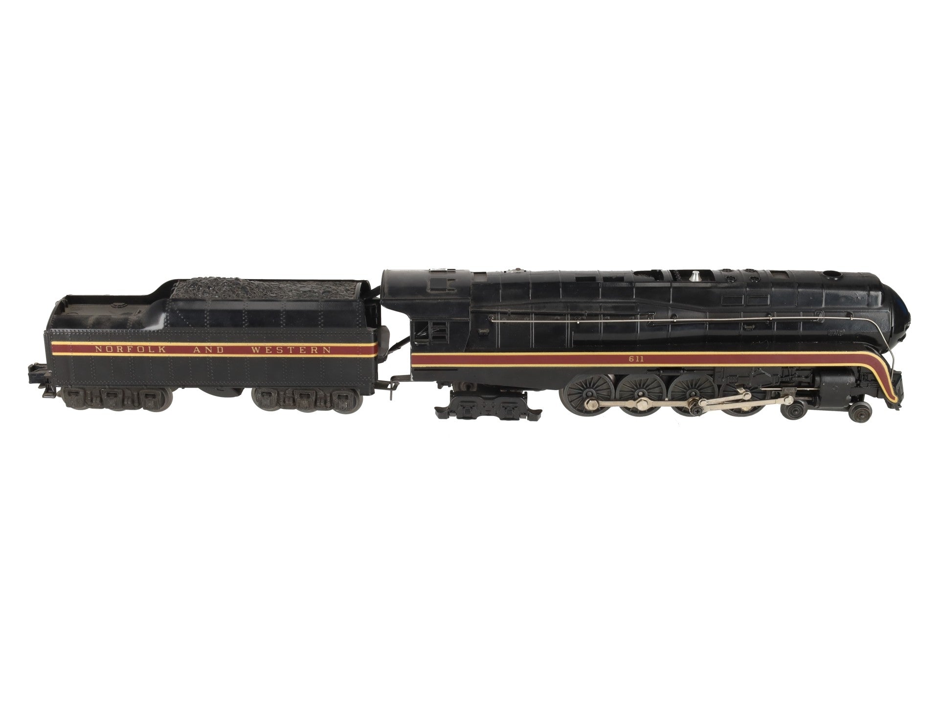 Lionel 6-8100 O Gauge Norfolk & Western 4-8-4 Steam Locomotive & Tender #611 EX/Box