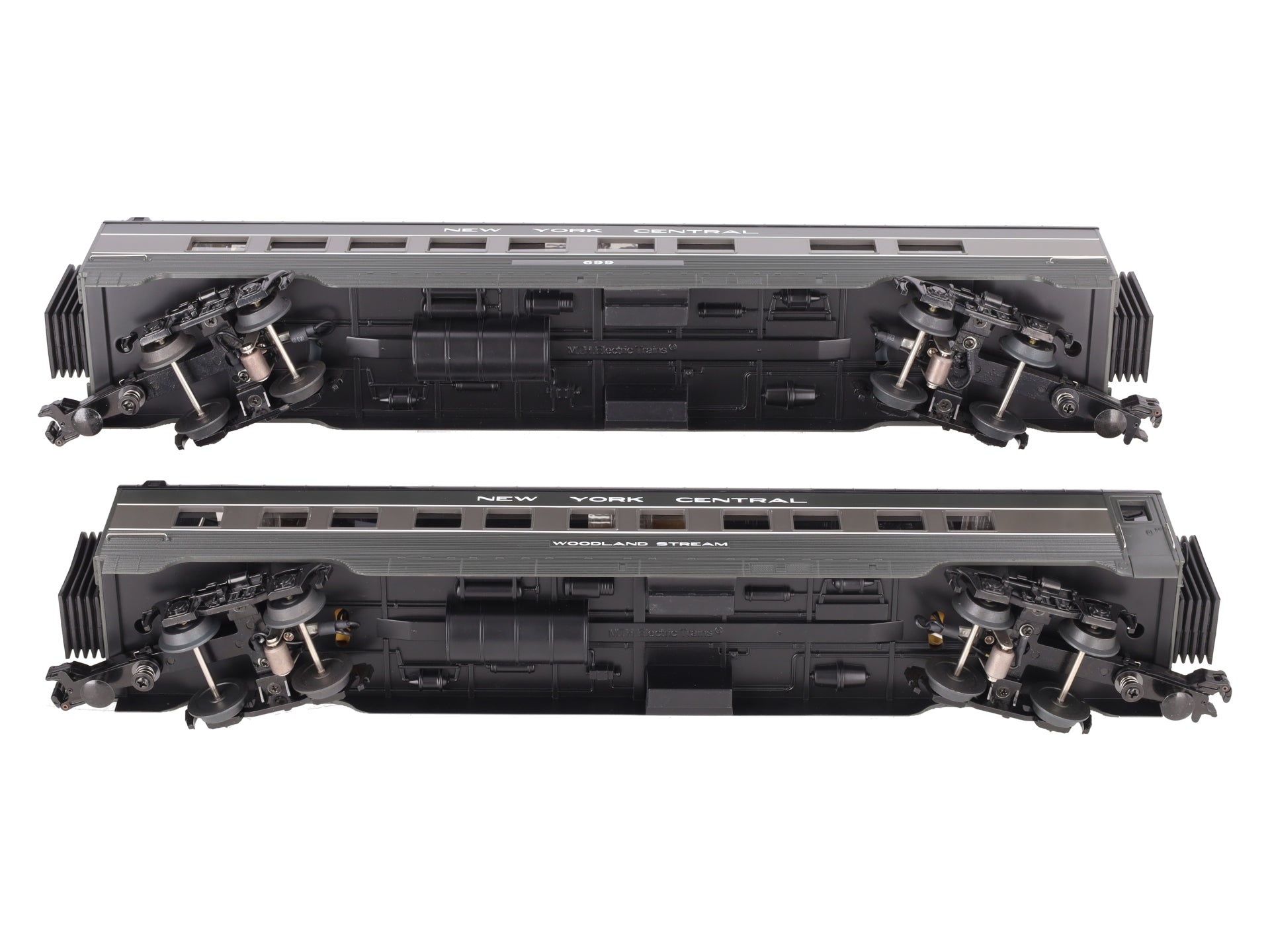 MTH 30-67289 O New York Central 2-Car 60' Streamlined ABS Sleeper/Diner LN/Box
