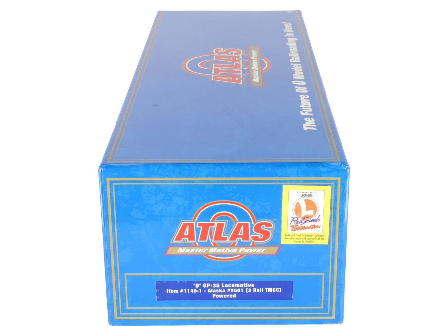 Atlas 1140-1 O Gauge Alaska Railroad GP-35 Diesel Locomotive #2501 (3 Rail) LN/Box