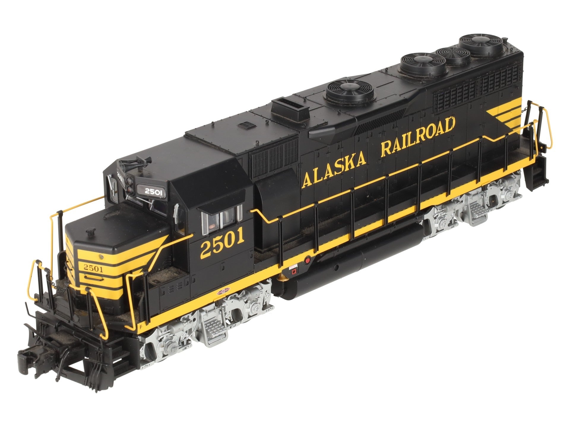 Atlas 1140-1 O Gauge Alaska Railroad GP-35 Diesel Locomotive #2501 (3 Rail) LN/Box