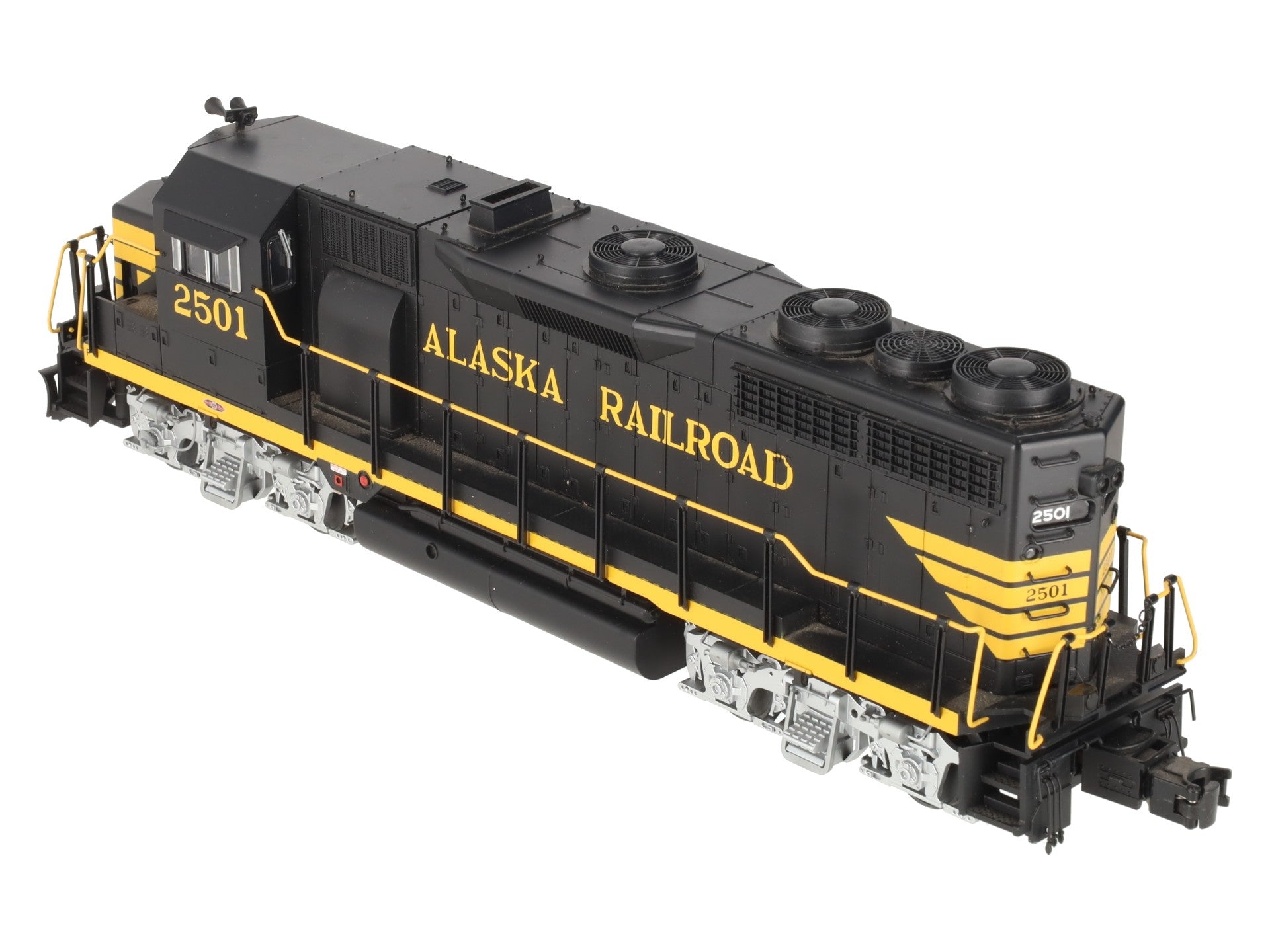 Atlas 1140-1 O Gauge Alaska Railroad GP-35 Diesel Locomotive #2501 (3 Rail) LN/Box