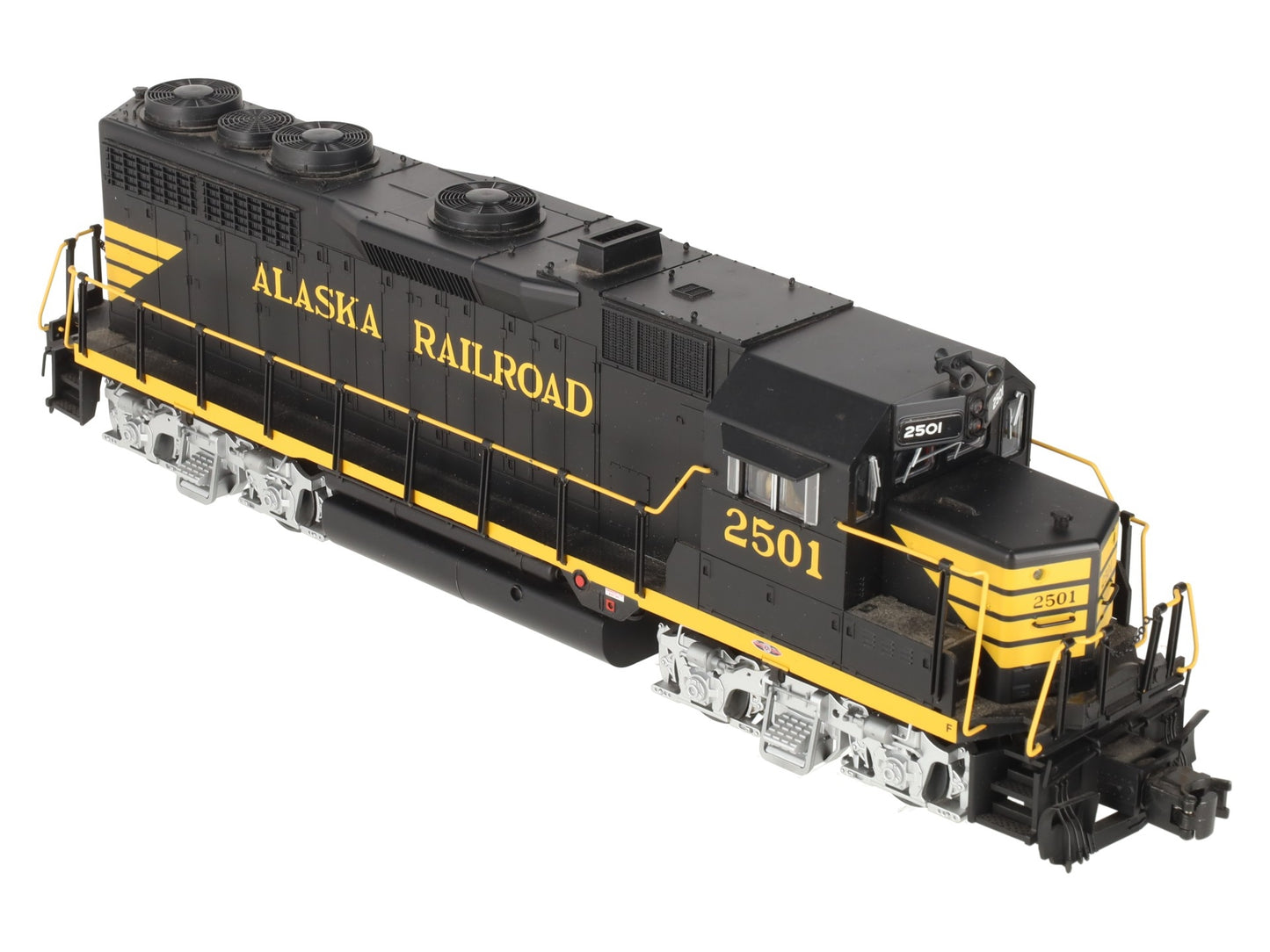 Atlas 1140-1 O Gauge Alaska Railroad GP-35 Diesel Locomotive #2501 (3 Rail) LN/Box