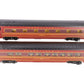MTH 30-67297 Pennsylvania Railroad 2-Car 60' Streamlined Sleeper/Diner LN/Box