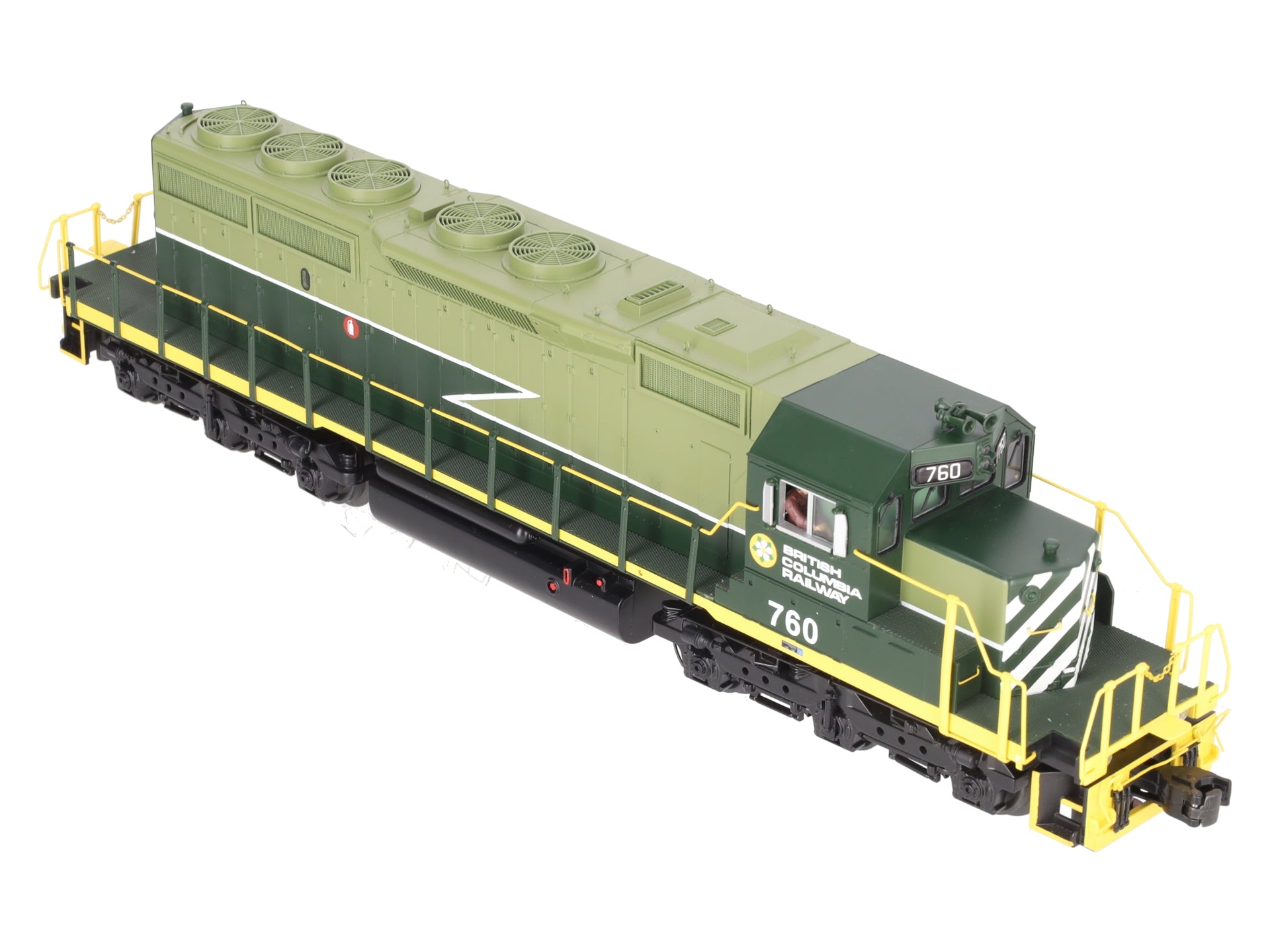 MTH 20-2908-3 British Columbia Railway SD40-2 Non-Powered Diesel Engine #760 LN/Box
