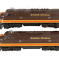 Lionel 6-8580 O Gauge Illinois Central F3 AA Diesel Locomotive Set EX/Box