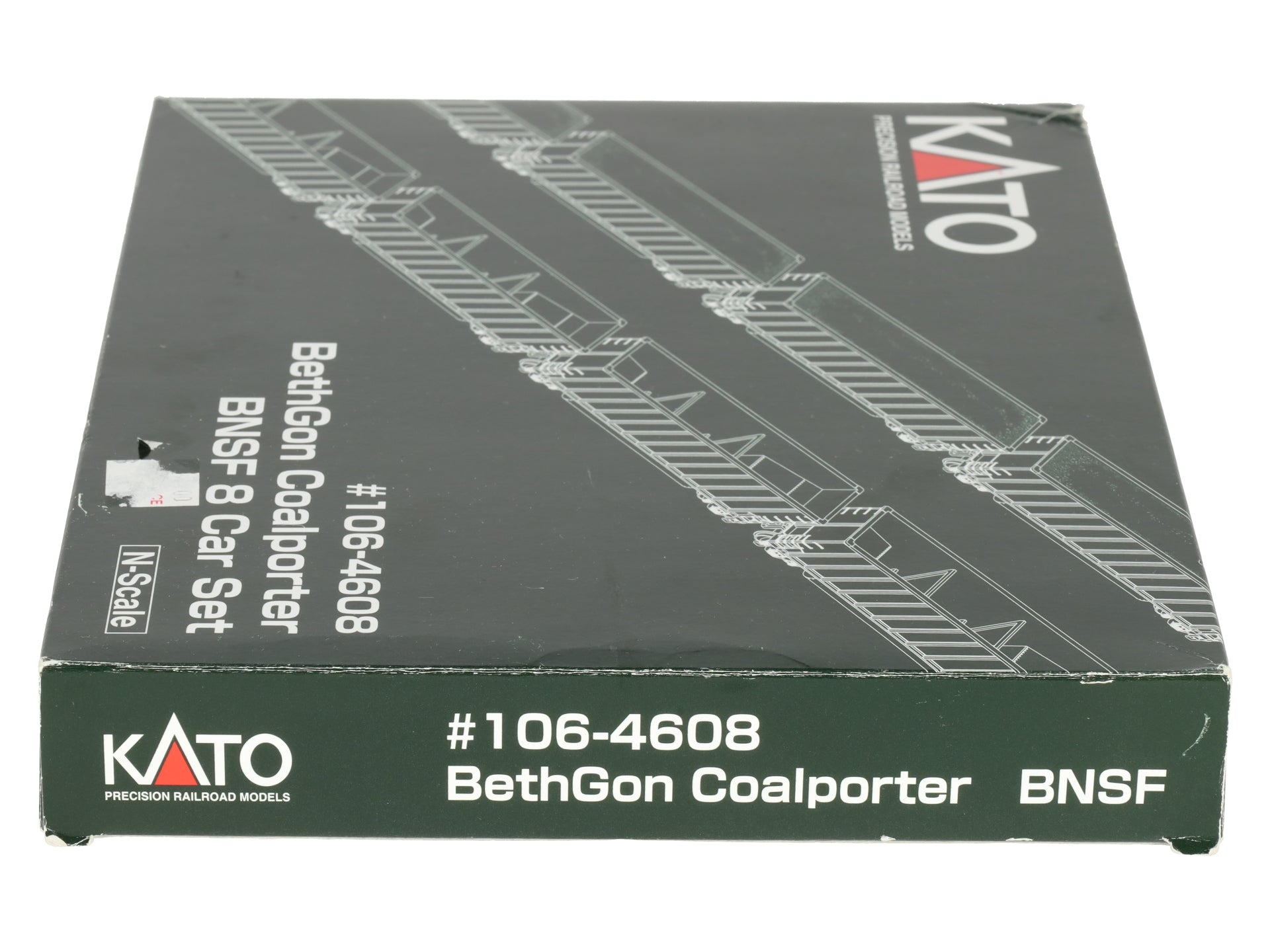Kato 106-4608 N Scale BNSF BethGon Coalporter 8-Car Set EX/Box