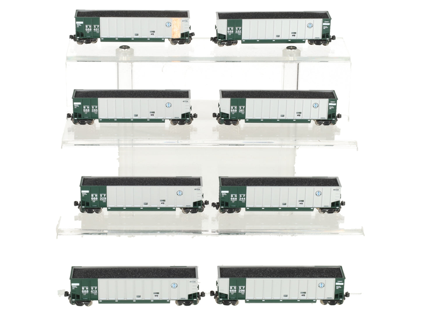 Kato 106-4608 N Scale BNSF BethGon Coalporter 8-Car Set EX/Box