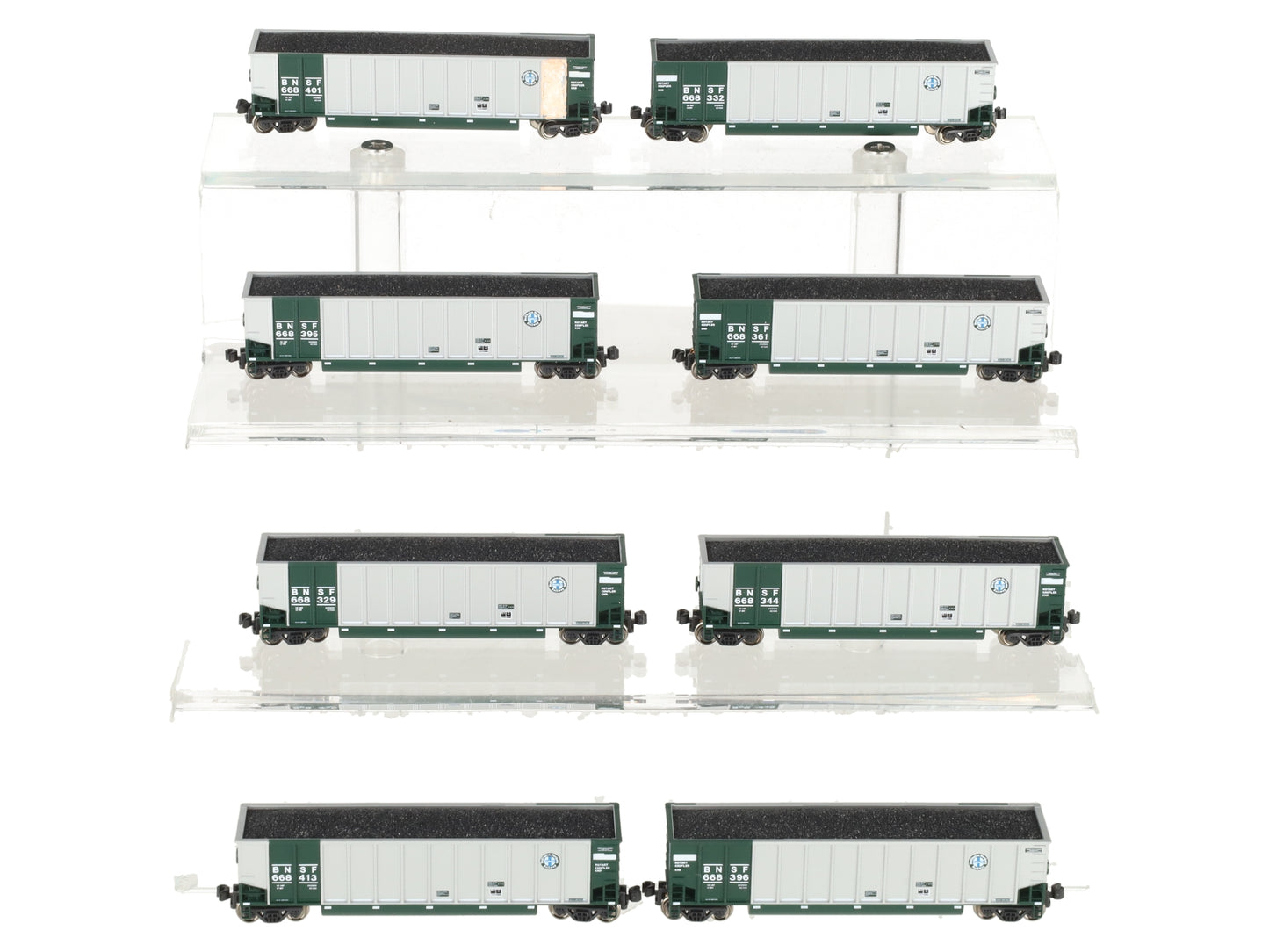 Kato 106-4608 N Scale BNSF BethGon Coalporter 8-Car Set EX/Box