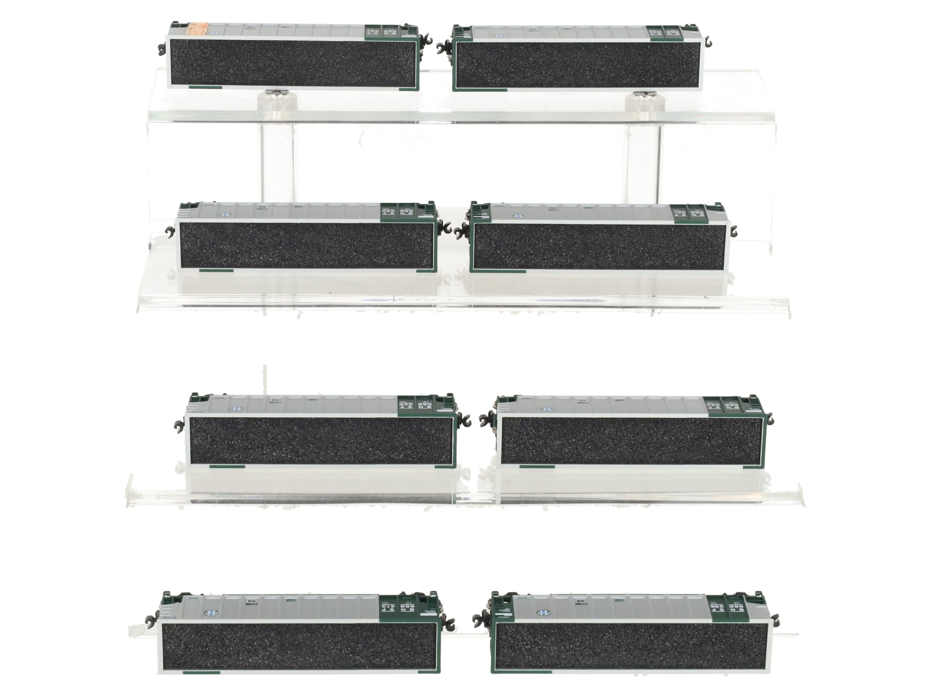 Kato 106-4608 N Scale BNSF BethGon Coalporter 8-Car Set EX/Box