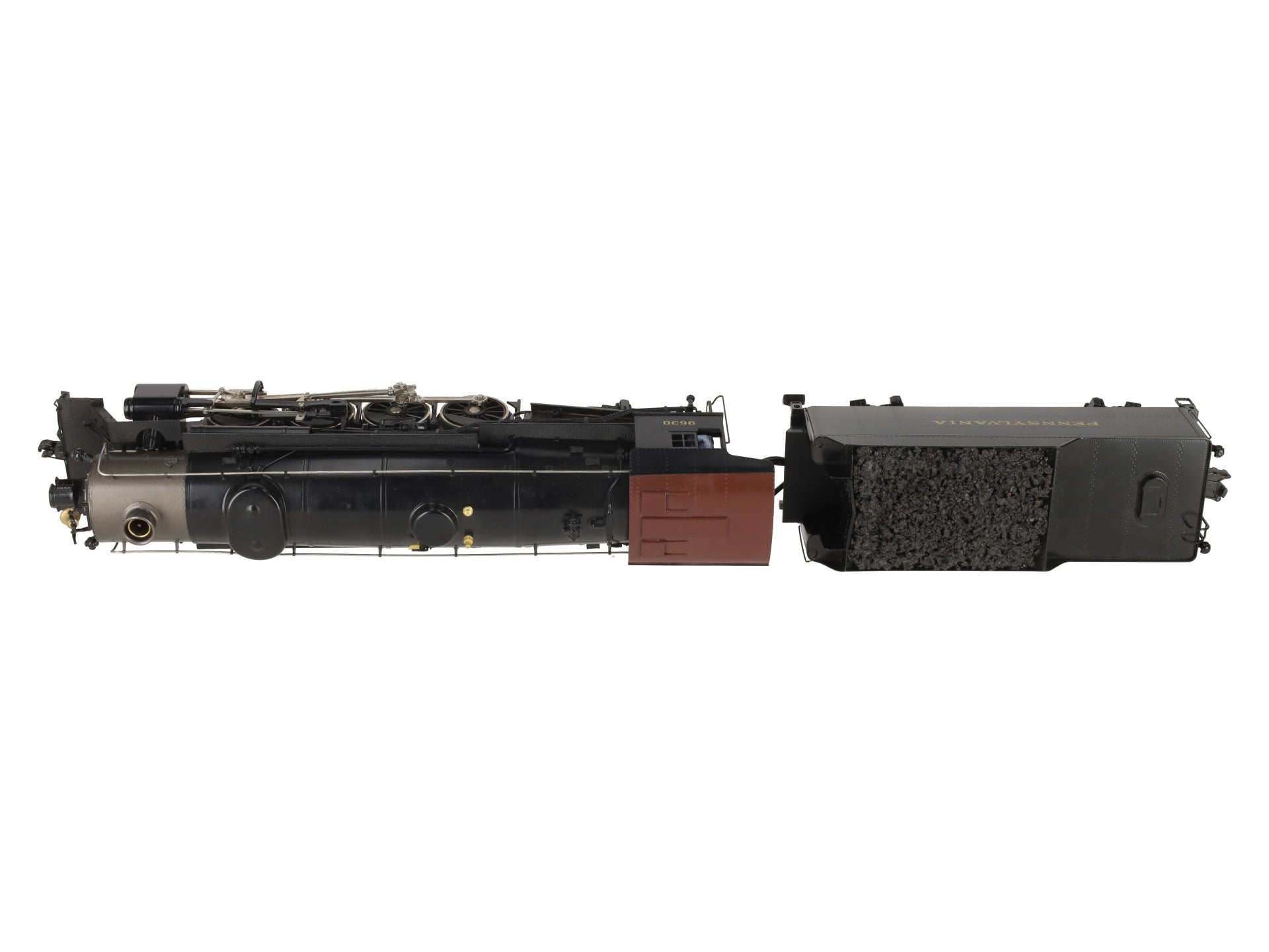 Williams 5102 O Gauge PRR BRASS 2-8-2 Mikado Steam Locomotive and Tender #9630 EX/Box