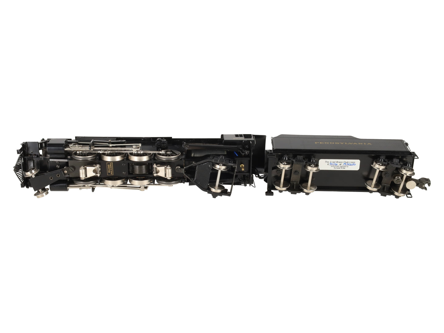 Williams 5102 O Gauge PRR BRASS 2-8-2 Mikado Steam Locomotive and Tender #9630 EX/Box