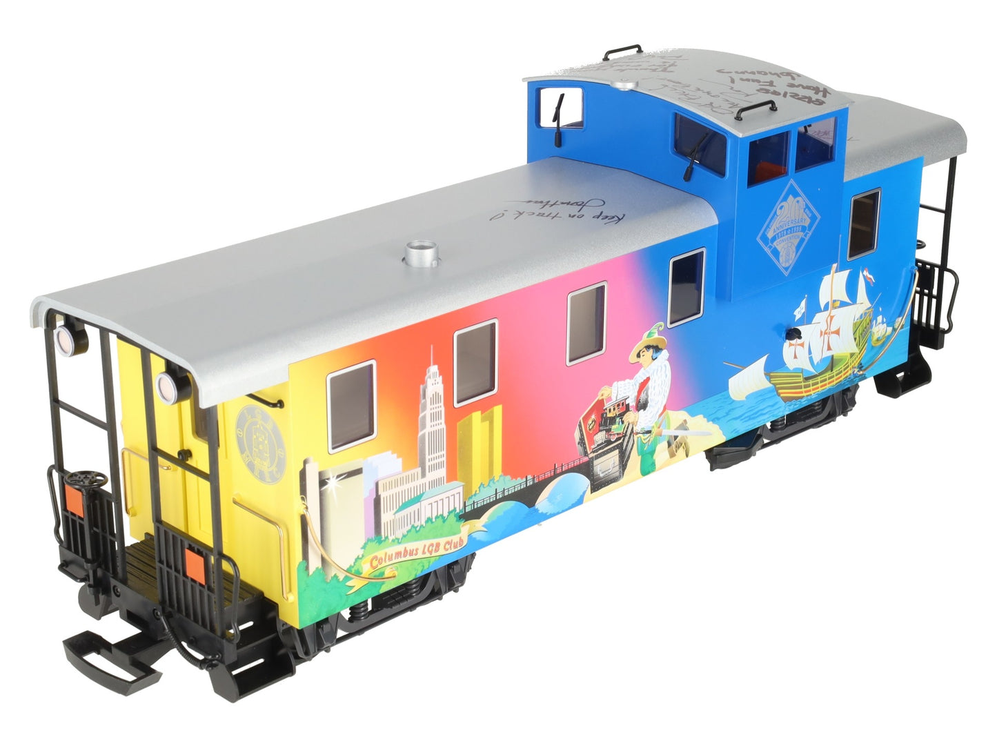 LGB 40718 G Scale 1998 Convention Caboose w/Plastic Wheels-#550 of 550 EX/Box