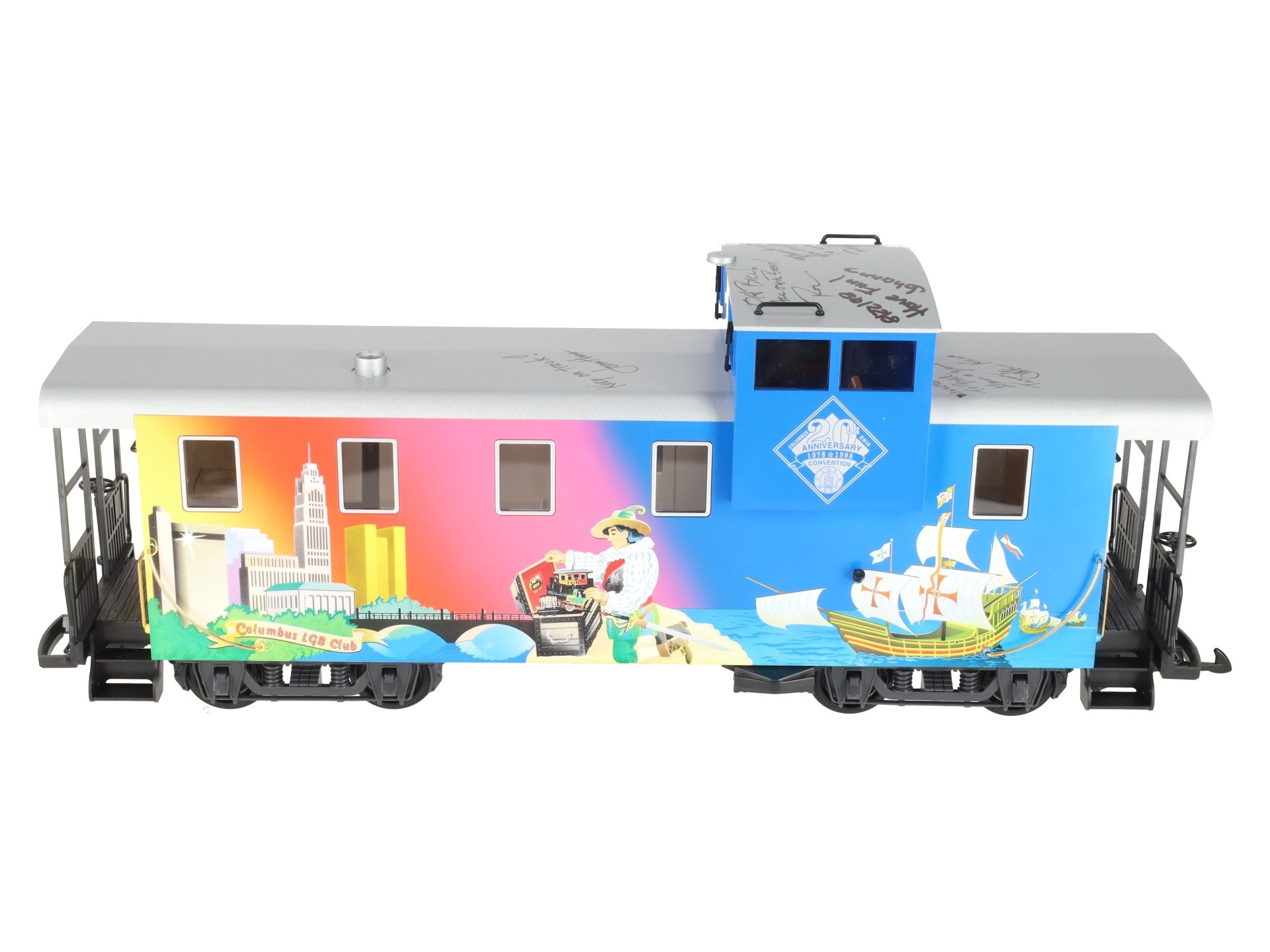 LGB 40718 G Scale 1998 Convention Caboose w/Plastic Wheels-#550 of 550 EX/Box