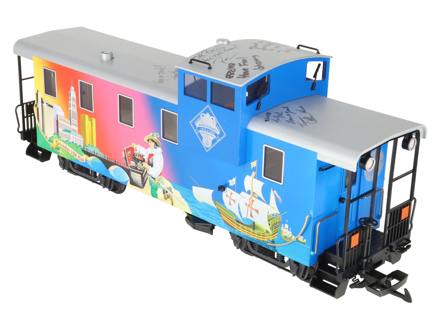 LGB 40718 G Scale 1998 Convention Caboose w/Plastic Wheels-#550 of 550 EX/Box