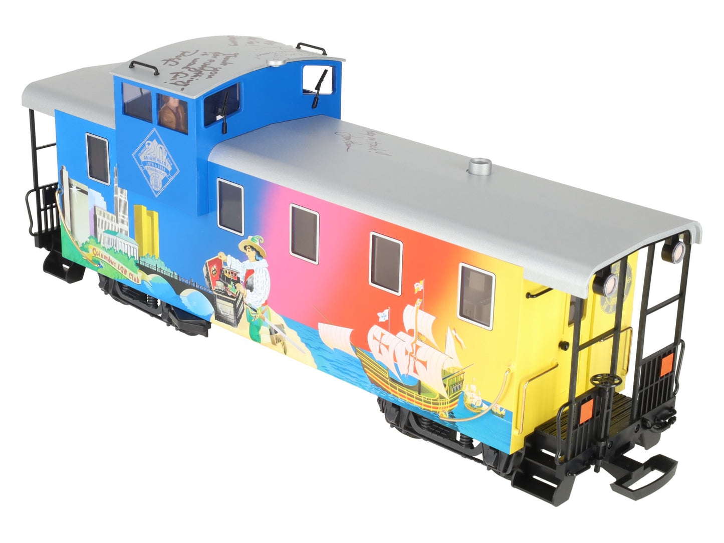 LGB 40718 G Scale 1998 Convention Caboose w/Plastic Wheels-#550 of 550 EX/Box
