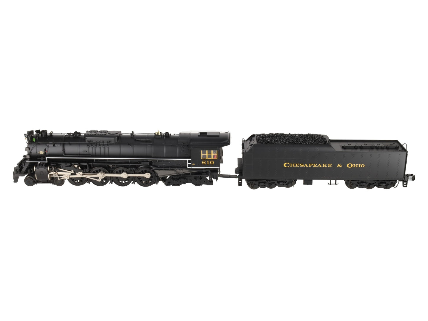MTH 20-3260-1E C&O Greenbriar 4-8-4 Steam Locomotive & Tender #610 with PS2 LN/Box