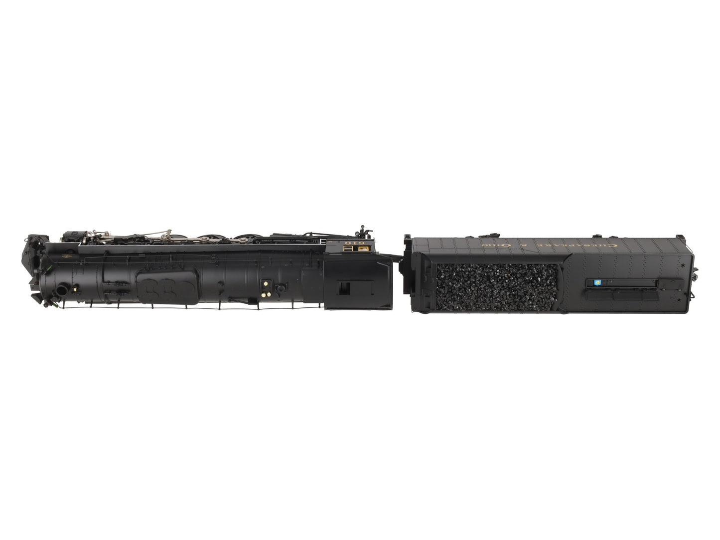 MTH 20-3260-1E C&O Greenbriar 4-8-4 Steam Locomotive & Tender #610 with PS2 LN/Box