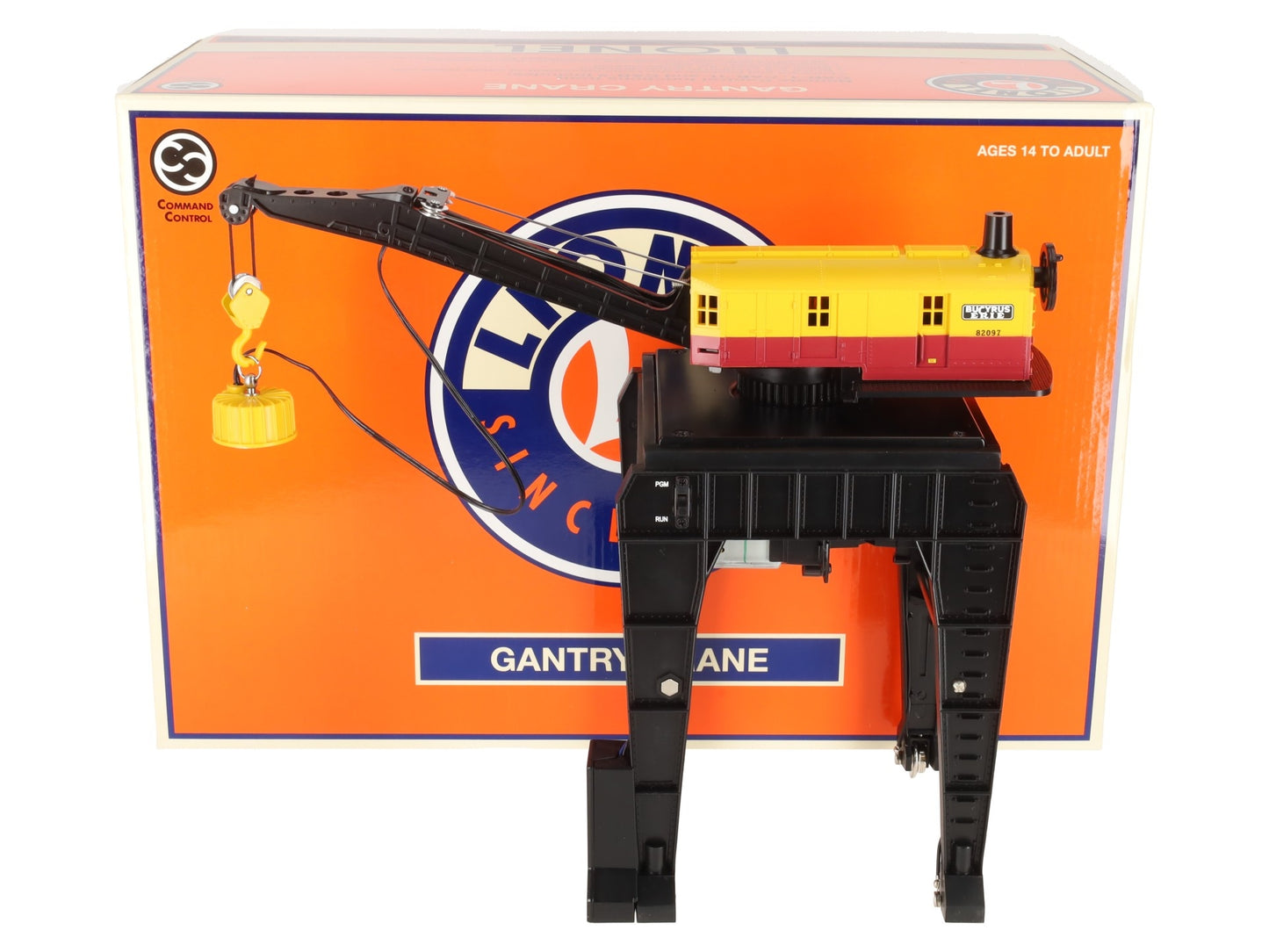 Lionel 6-82097 O Gauge Bucyrus Erie Command Control Gantry Crane #82097 LN/Box