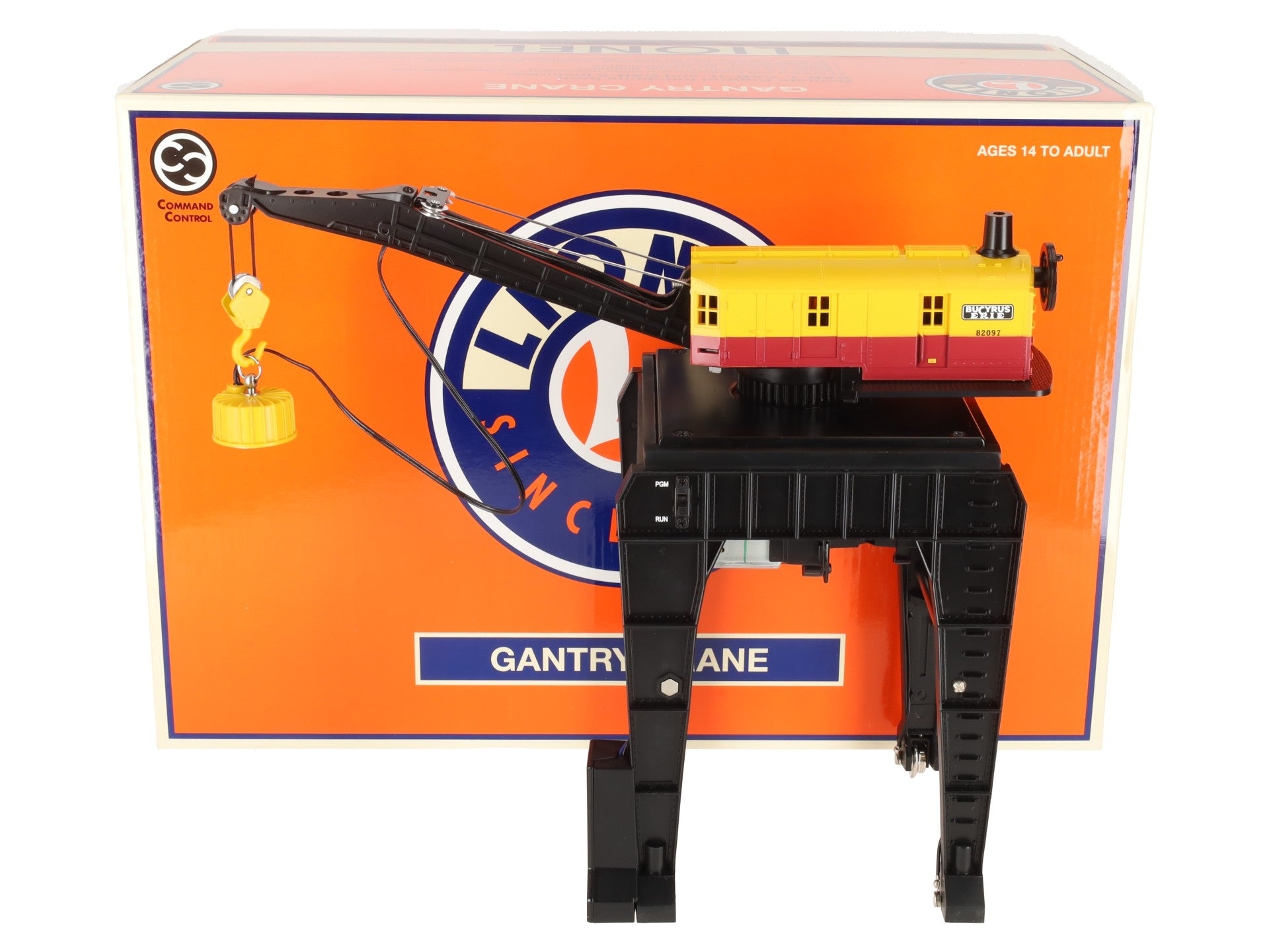 Lionel 6-82097 O Gauge Bucyrus Erie Command Control Gantry Crane #82097 LN/Box