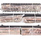 MTH 20-98103 O Gauge West Virginia Pulp & Paper Stake Flatcars (Set of 3) EX/Box