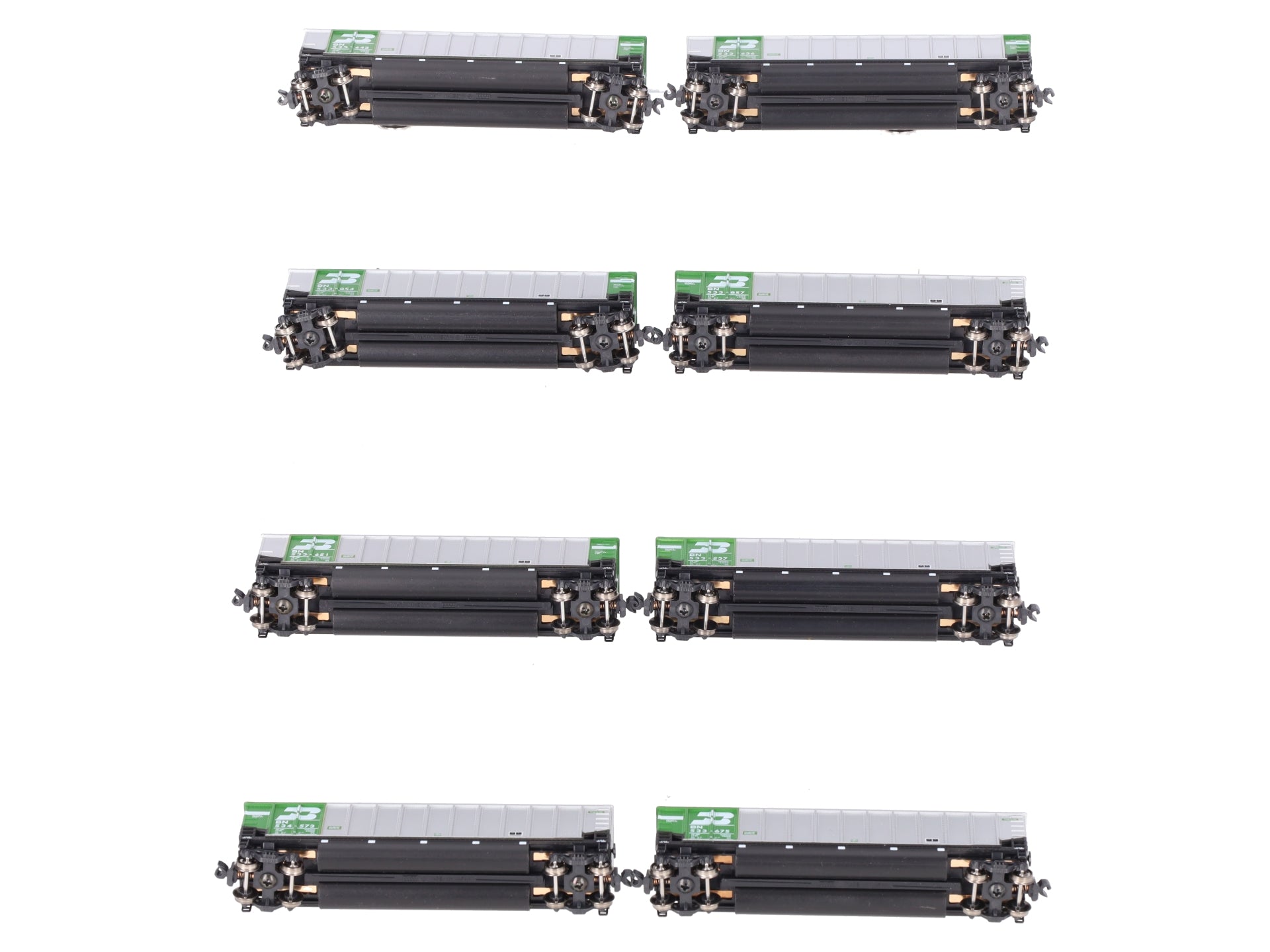 Kato 106-4613 N Scale Burlington Northern Coalporters (Set of 8) LN/Box