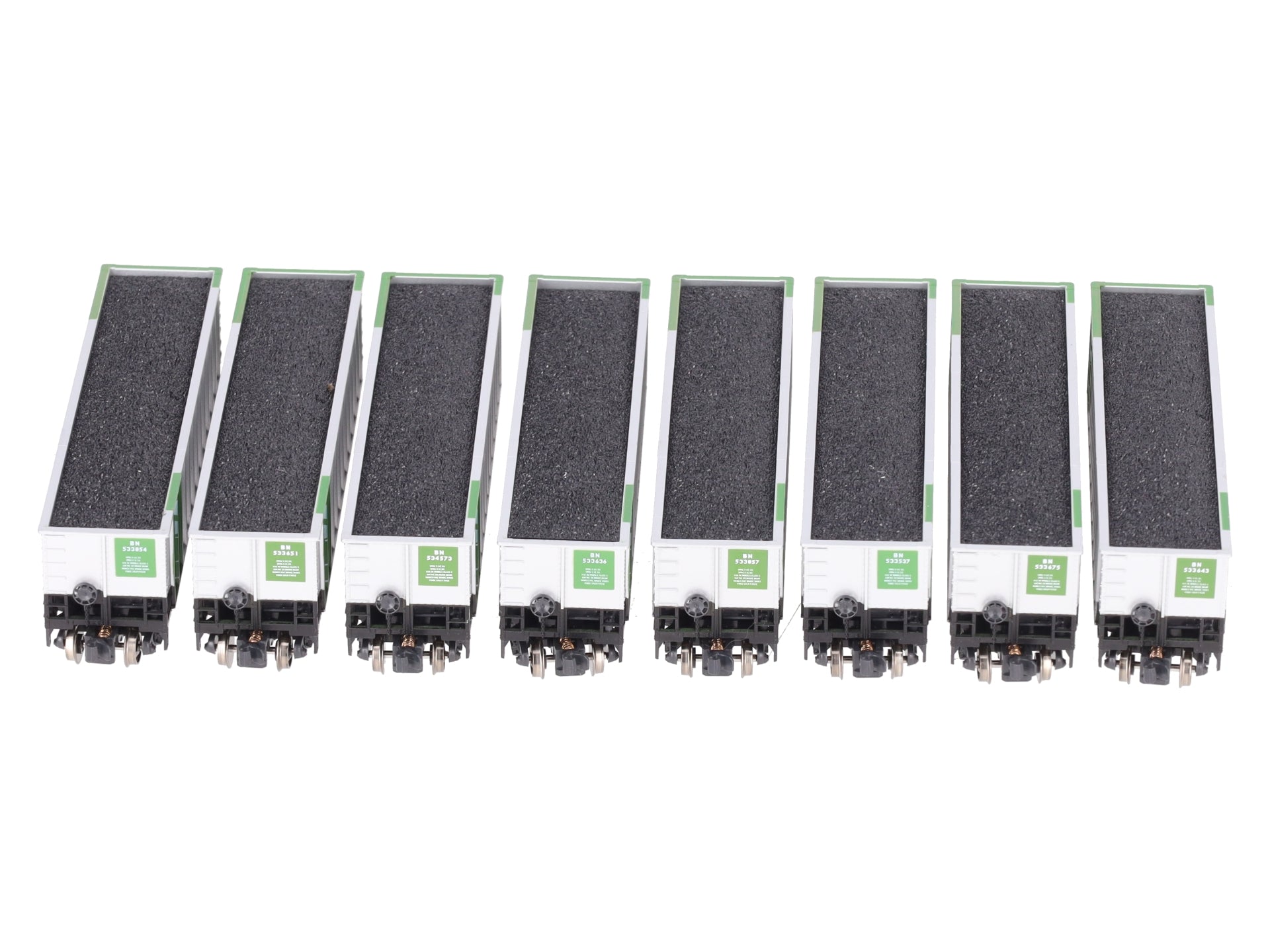 Kato 106-4613 N Scale Burlington Northern Coalporters (Set of 8) LN/Box