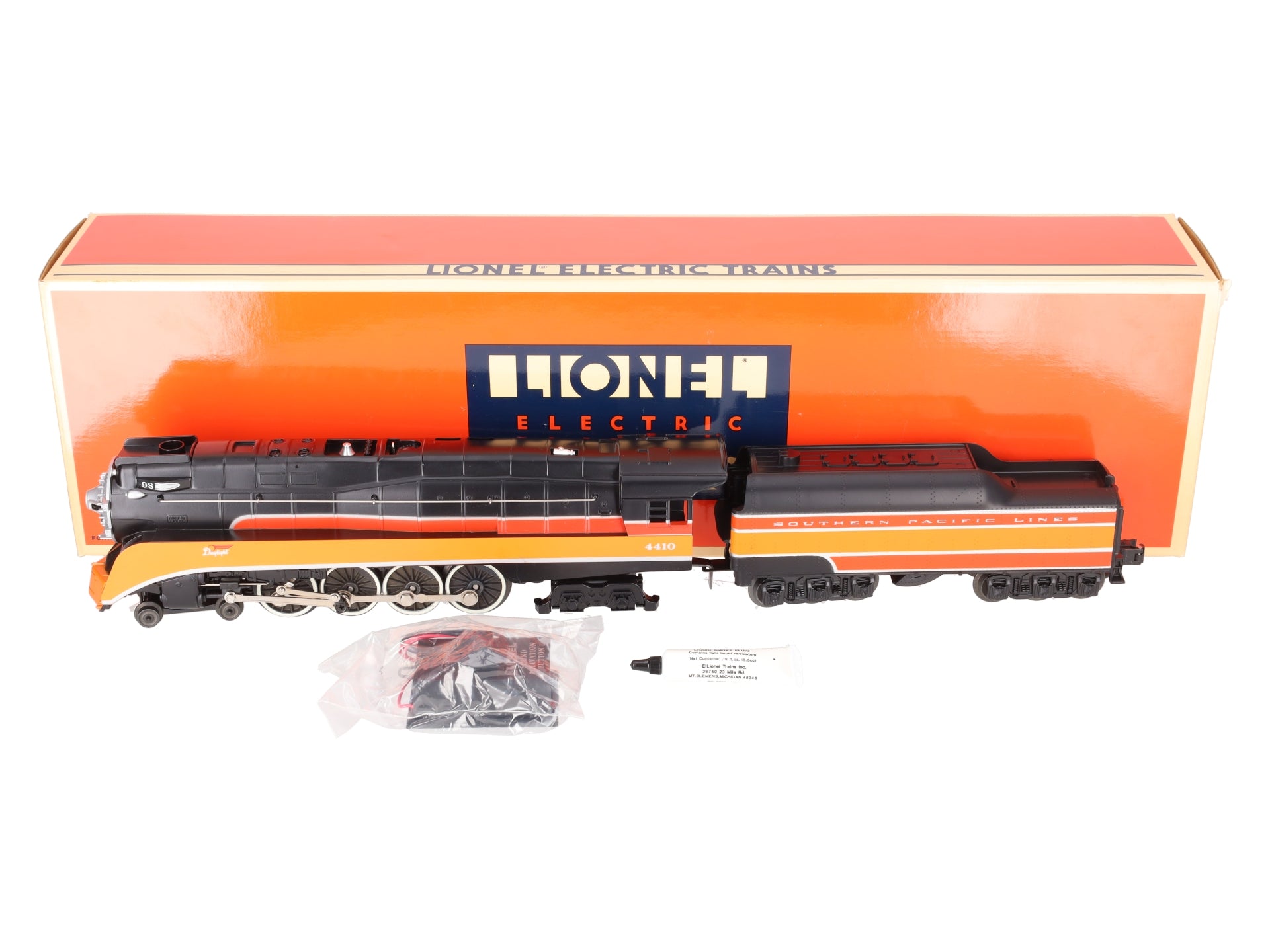 Lionel 6-18007 O Gauge SP Daylight 4-8-4 Steam Locomotive & Tender #4410 w/RS LN/Box