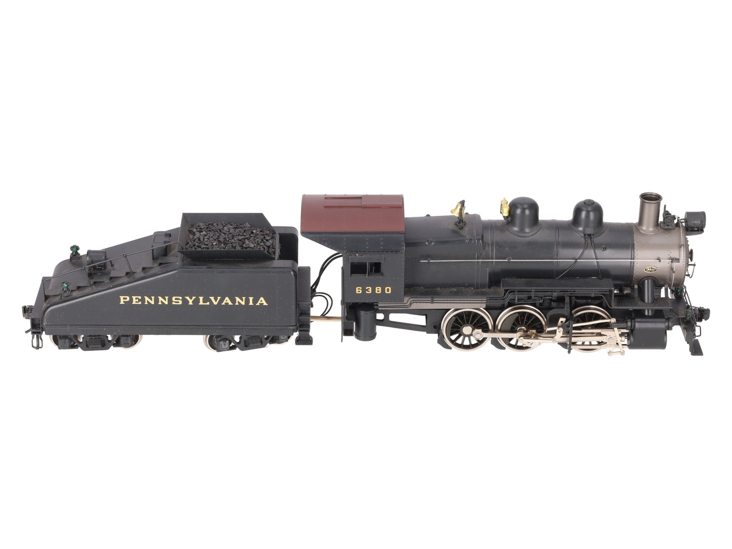 Williams 6200 O Pennsylvania 0-6-0 Steam Locomotive & Tender #6380 (2-Rail) EX/Box