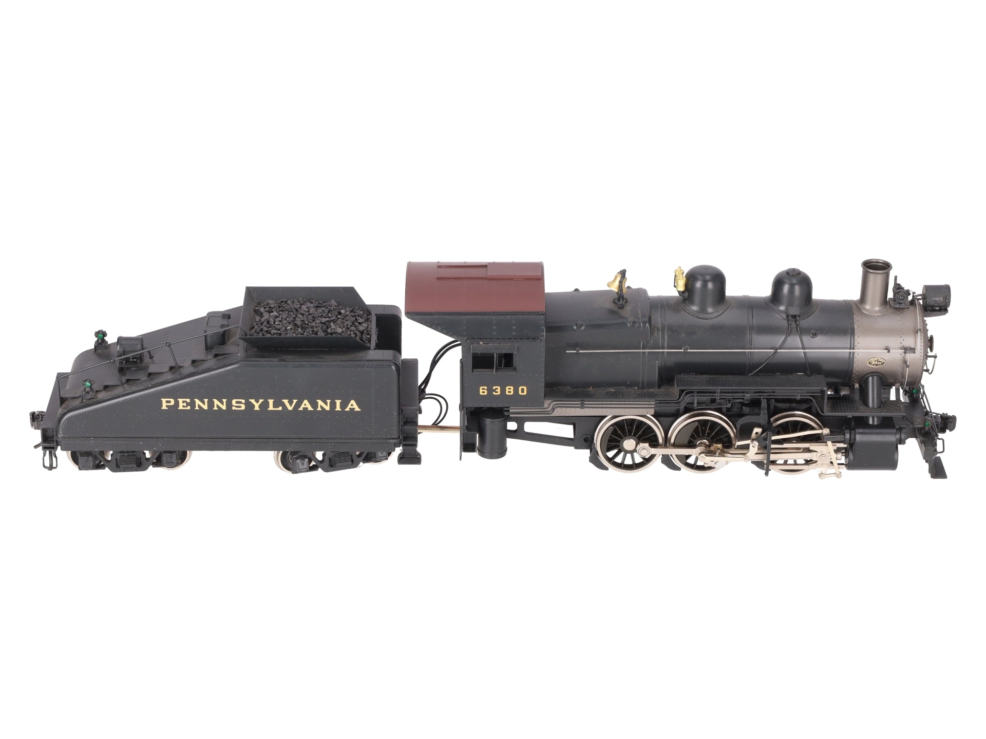 Williams 6200 O Pennsylvania 0-6-0 Steam Locomotive & Tender #6380 (2-Rail) EX/Box