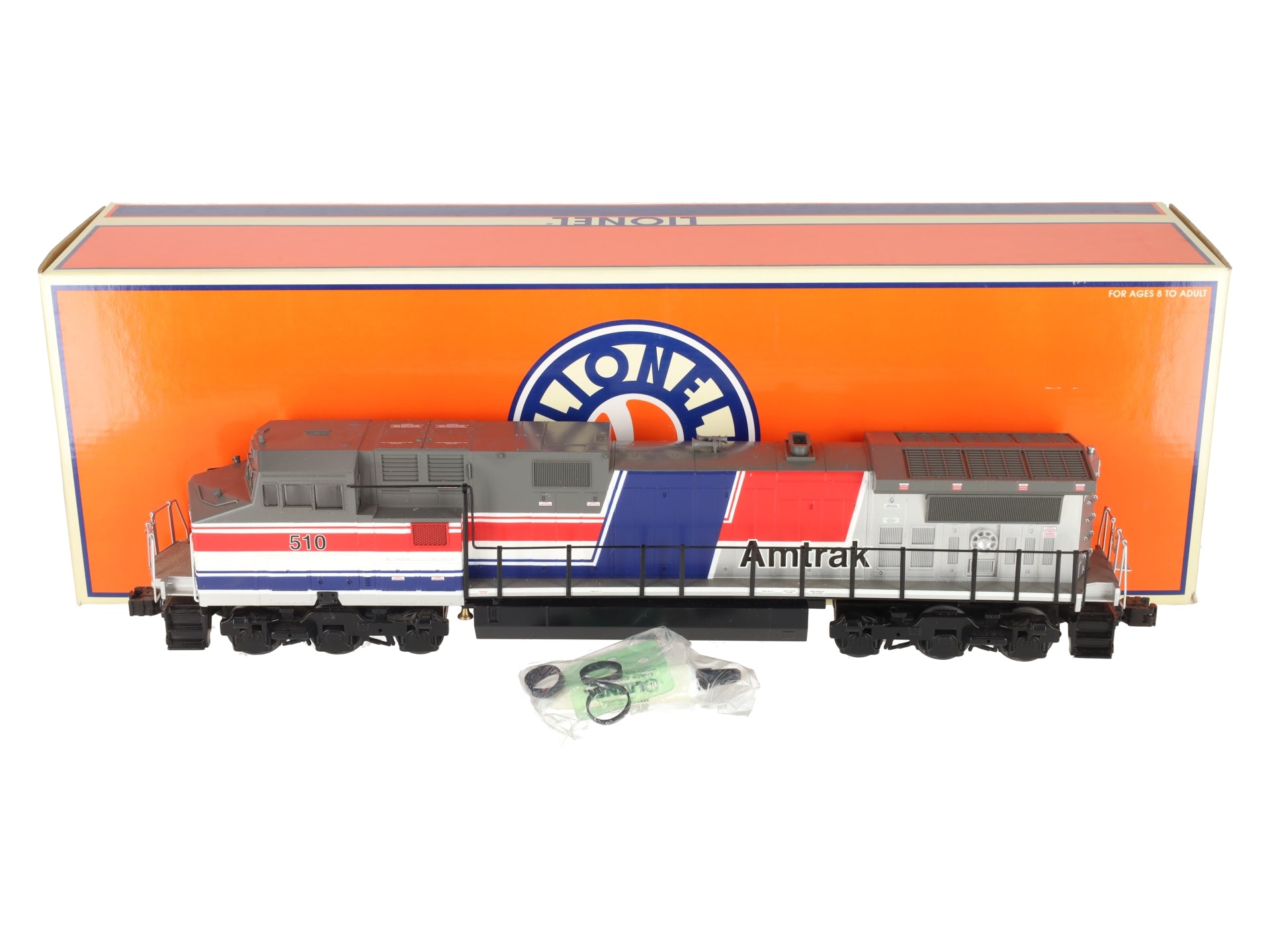 Lionel 6-18252 O Amtrak Dash 9 Diesel Locomotive #510 with TMCC LN/Box