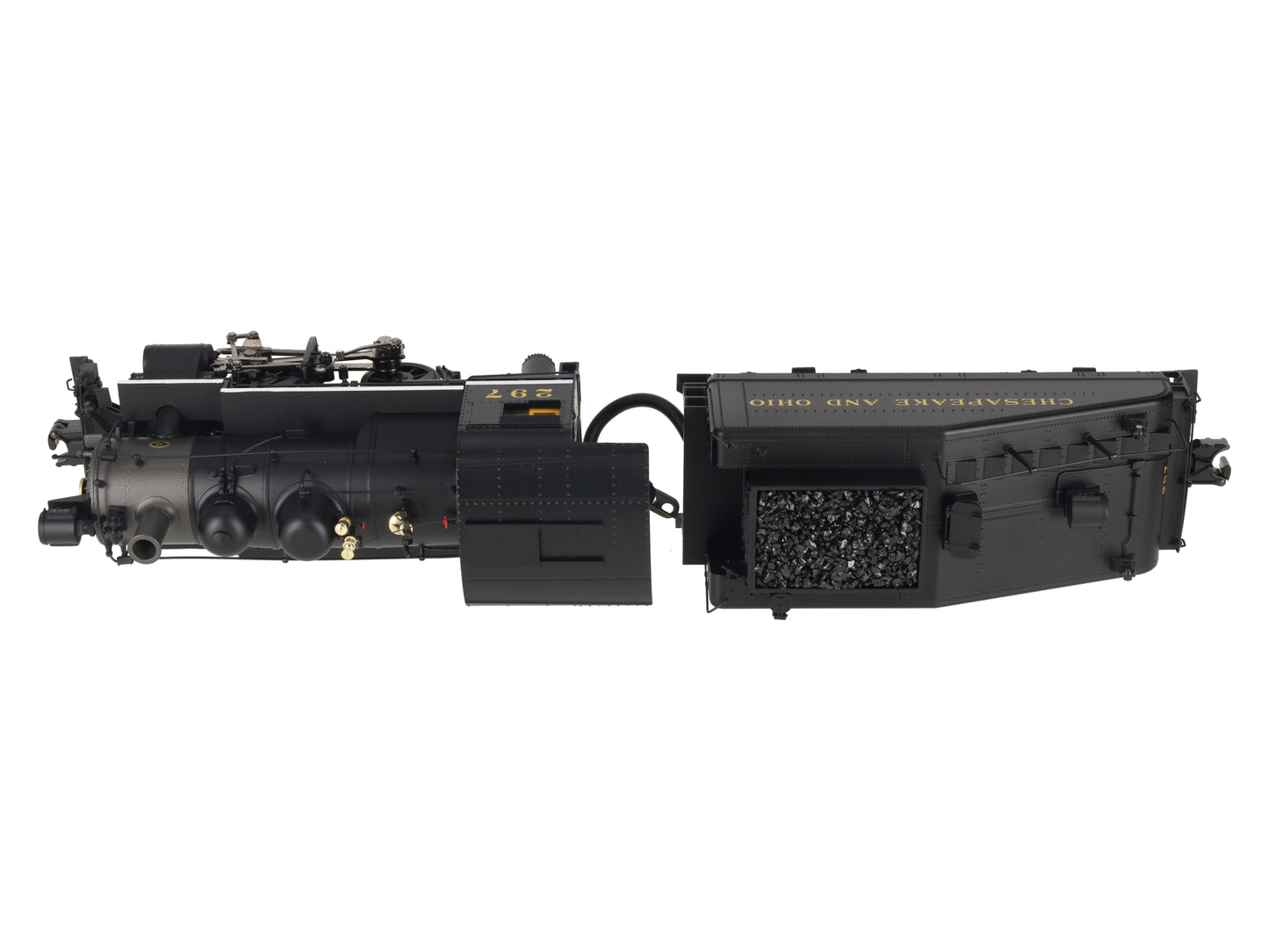 MTH 20-3264-1 C&O 0-4-0 Steam Switcher Hi-Rail w/PS2 #297 NIB
