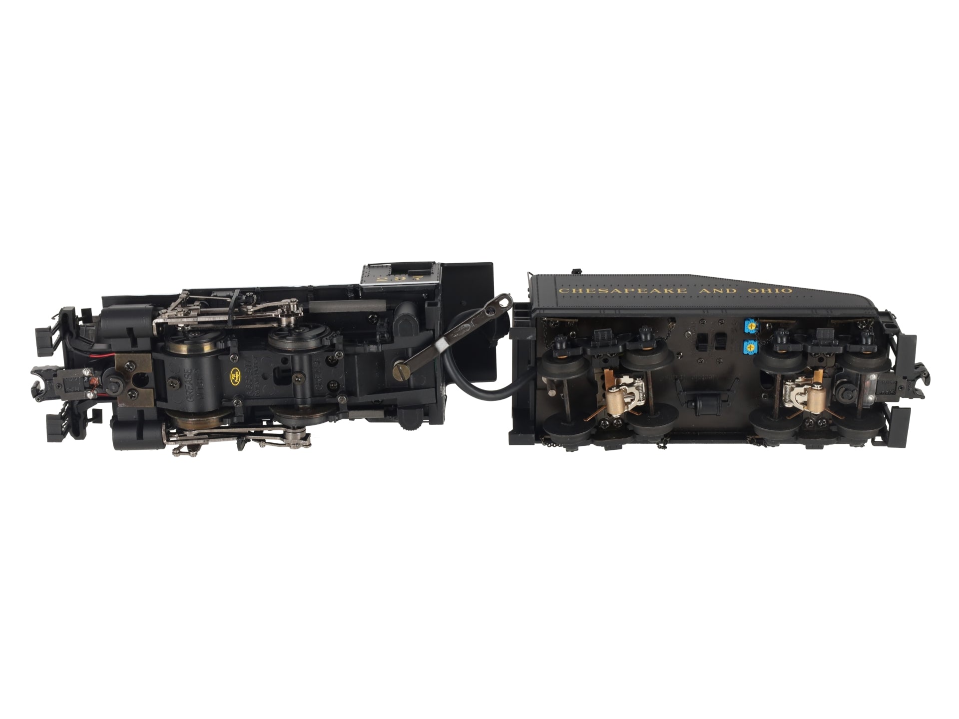 MTH 20-3264-1 C&O 0-4-0 Steam Switcher Hi-Rail w/PS2 #297 NIB