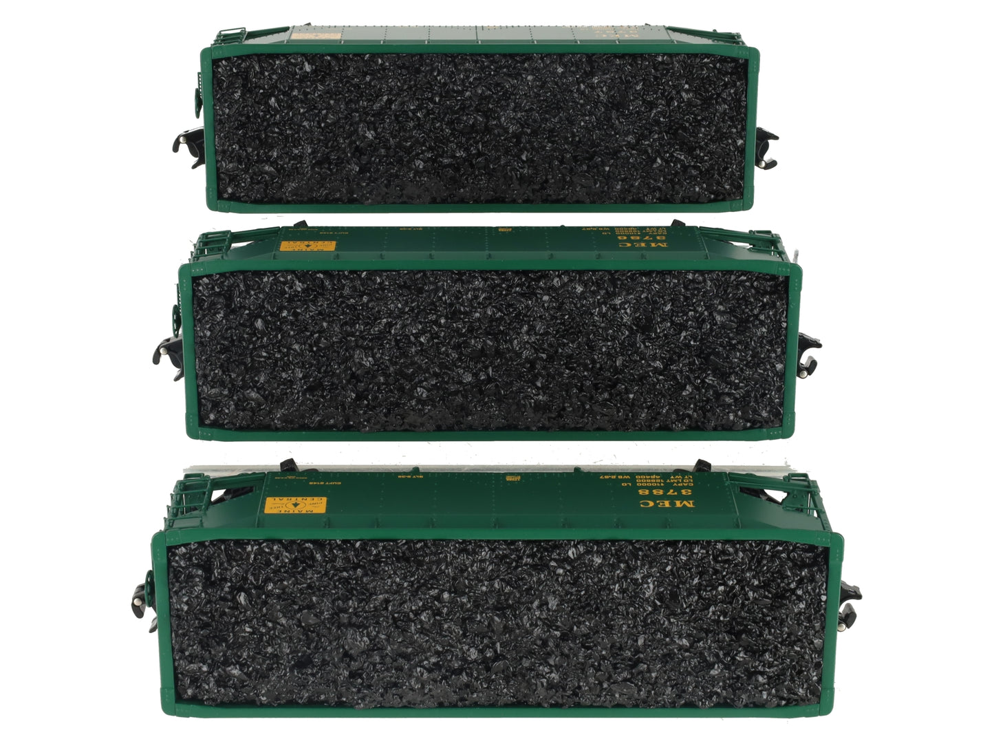 Lionel 6-11884 O Gauge Maine Central Offset 3-Car Hopper Set (Set of 3) NIB