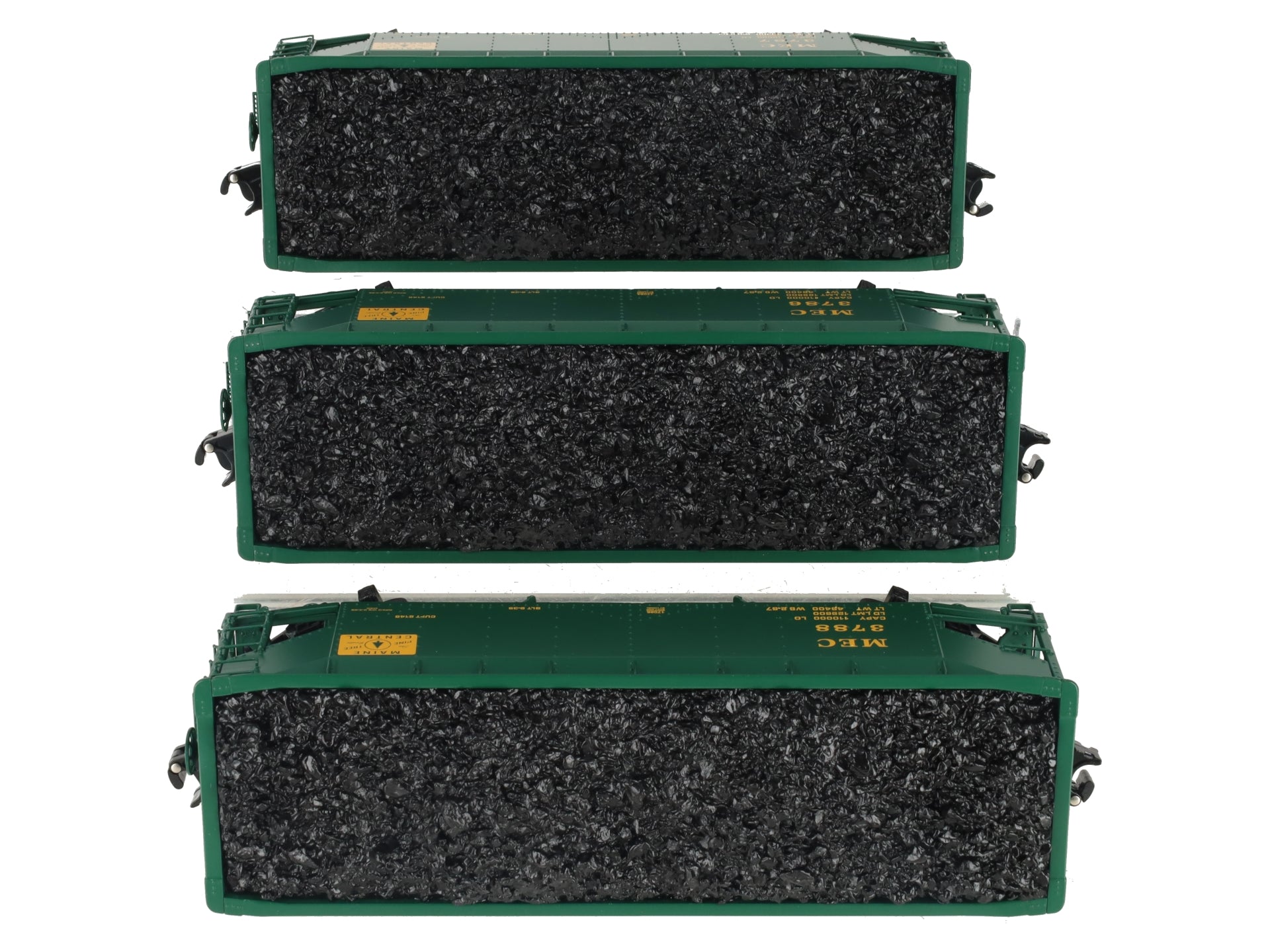 Lionel 6-11884 O Gauge Maine Central Offset 3-Car Hopper Set (Set of 3) NIB