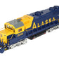 Lionel 6-28555 O Alaska GP38-2 Powered Diesel Locomotive w/RailSounds #2001 EX/Box