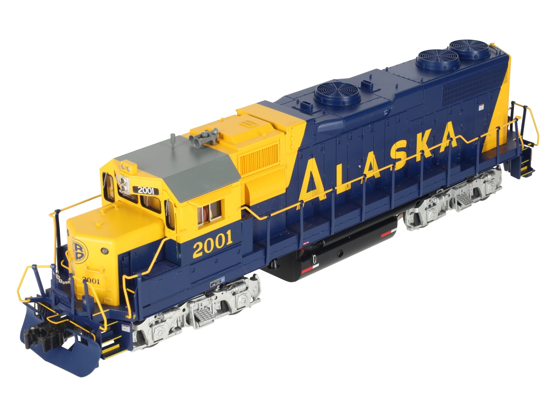 Lionel 6-28555 O Alaska GP38-2 Powered Diesel Locomotive w/RailSounds #2001 EX/Box