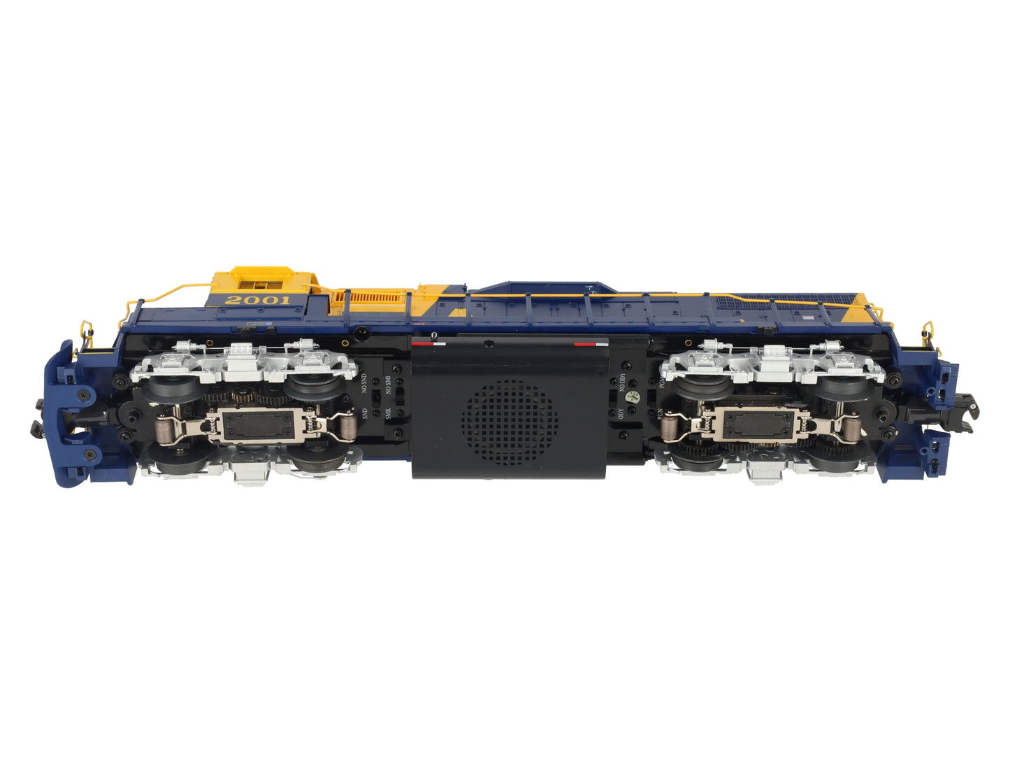 Lionel 6-28555 O Alaska GP38-2 Powered Diesel Locomotive w/RailSounds #2001 EX/Box