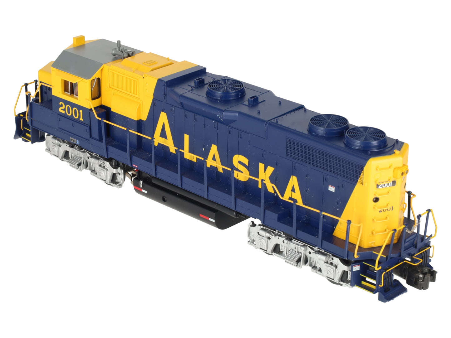Lionel 6-28555 O Alaska GP38-2 Powered Diesel Locomotive w/RailSounds #2001 EX/Box