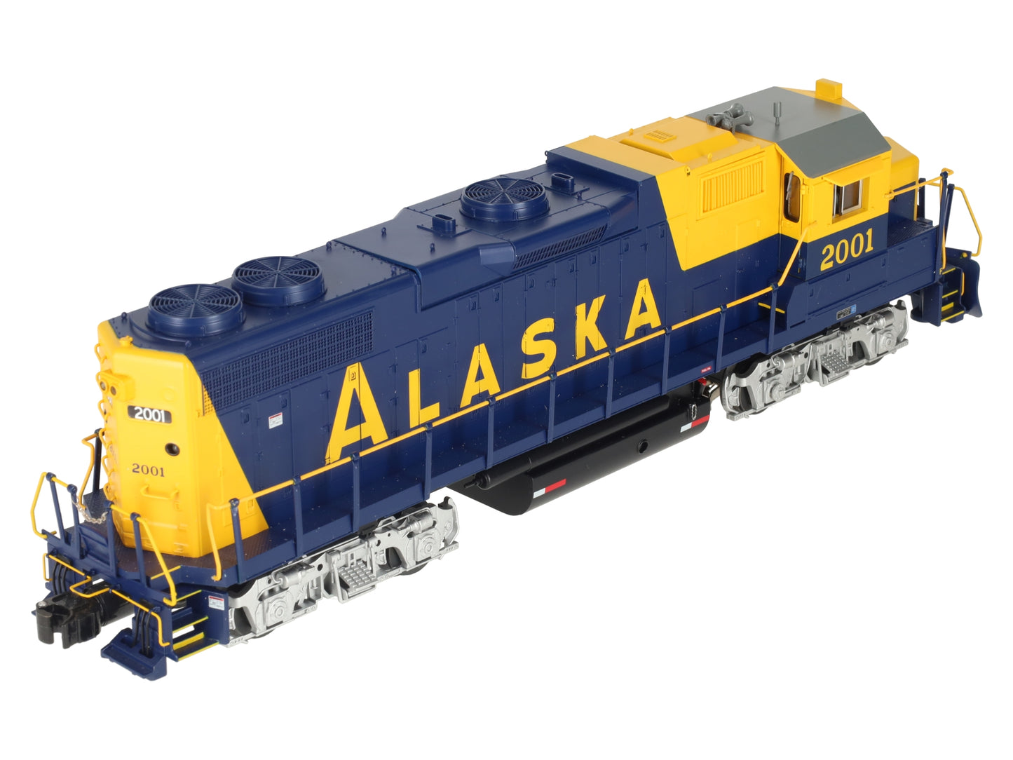 Lionel 6-28555 O Alaska GP38-2 Powered Diesel Locomotive w/RailSounds #2001 EX/Box