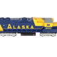 Lionel 6-28555 O Alaska GP38-2 Powered Diesel Locomotive w/RailSounds #2001 EX/Box