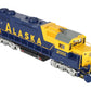 Lionel 6-28555 O Alaska GP38-2 Powered Diesel Locomotive w/RailSounds #2001 EX/Box