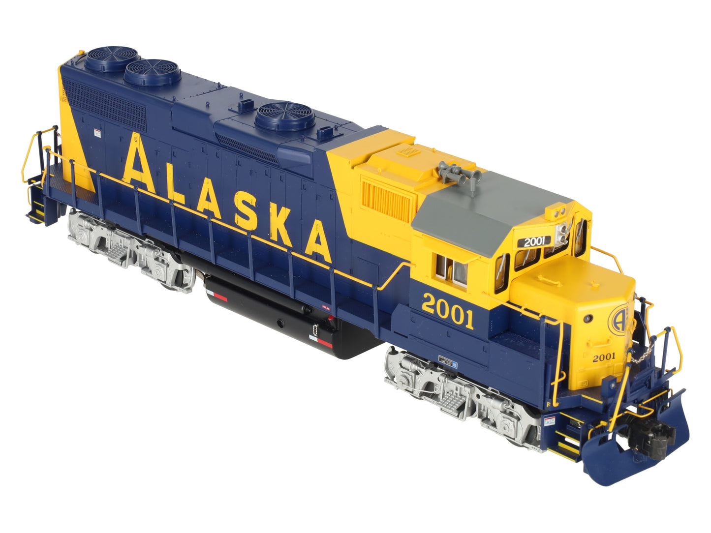 Lionel 6-28555 O Alaska GP38-2 Powered Diesel Locomotive w/RailSounds #2001 EX/Box