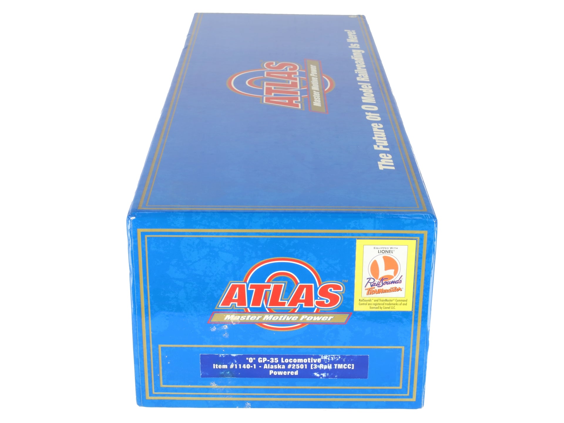 Atlas 1140-1 O Gauge Alaska GP-35 Diesel Locomotive #2501 (3 Rail) NIB